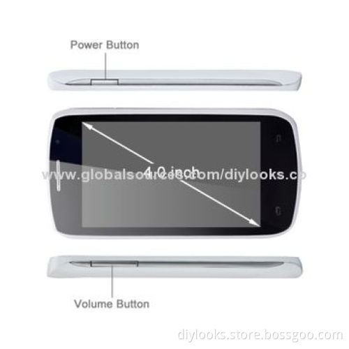 Smartphones, Doogee Collo3 DG110 White, GPS + AGPS, Android 4.2.2, MTK6572 1.0GHz Dual-core